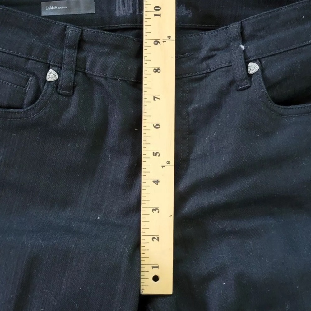 KUT from the Kloth Diana Skinny Jeans Black Pants Size 6 Womens Stretch - Picture 10 of 15